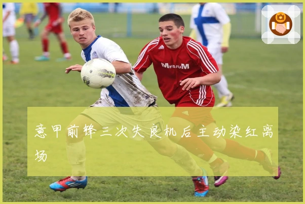 意甲前锋三次失良机后主动染红离场